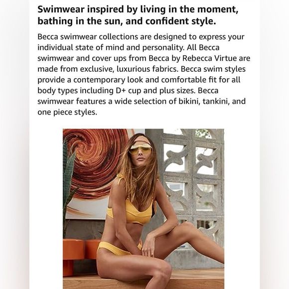 ☀️☀️☀️ BECCA by Rebecca Virtue Blue Agate Skyler Braided Plunge One Piece size M - Picture 9 of 10